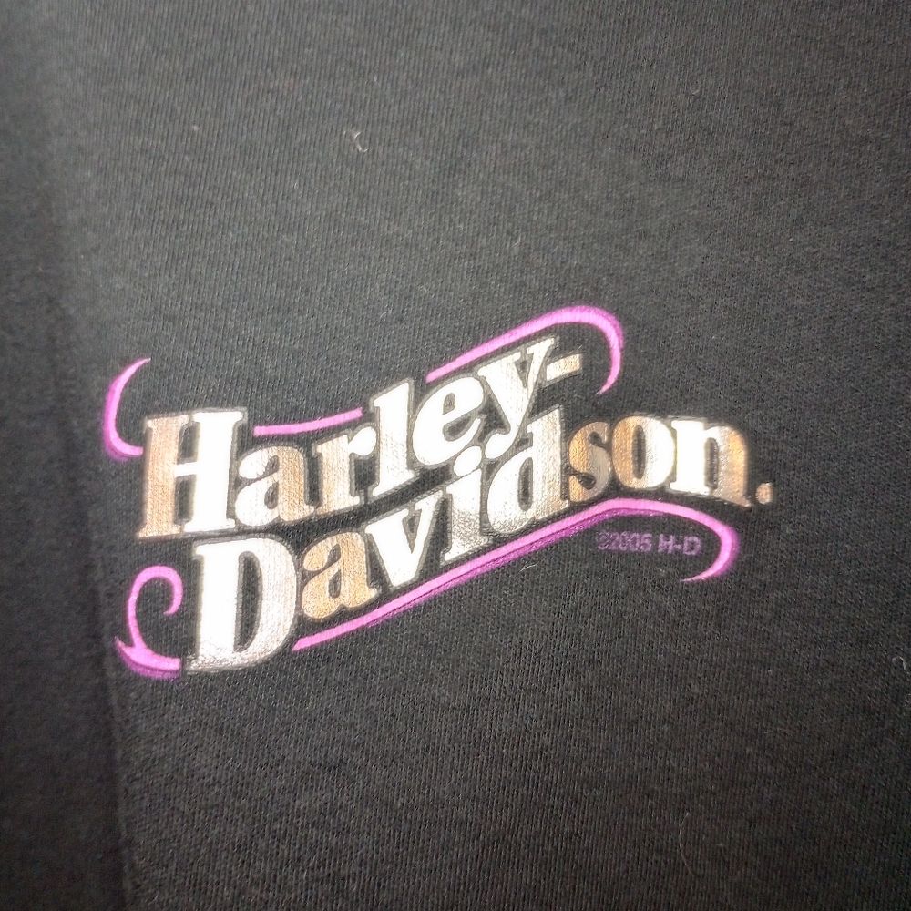Harley Davidson Ocean City New Jersey Hot Pink Logo Biker Tee Shirt XXL 2X 2005